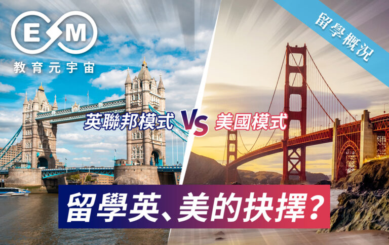 英美留學：留學英、美的抉擇